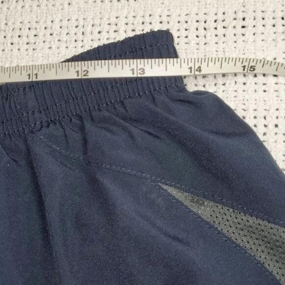 Nike DriFit Cinched Sz. S Blue Swim Trunks with Interior Pocket - Picture 11 of 12